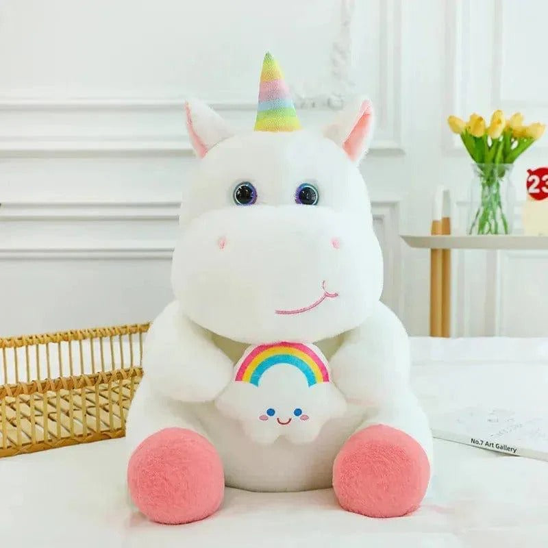 Cute Unicorn Plush Soft Toy – Soft Rainbow Unicorn Teddy for Kids & Room Decor