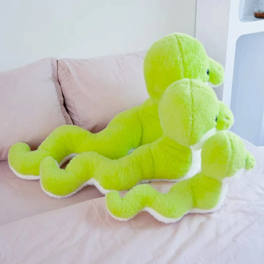 Cute Snake Plush Soft Toy – Ultra Soft Cartoon Snake Doll for Kids & Home Decor