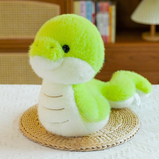 Cute Snake Plush Soft Toy – Ultra Soft Cartoon Snake Doll for Kids & Home Decor